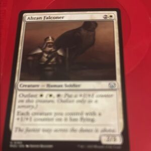 Magic: The Gathering Abzan Falconer Card - Red and Black